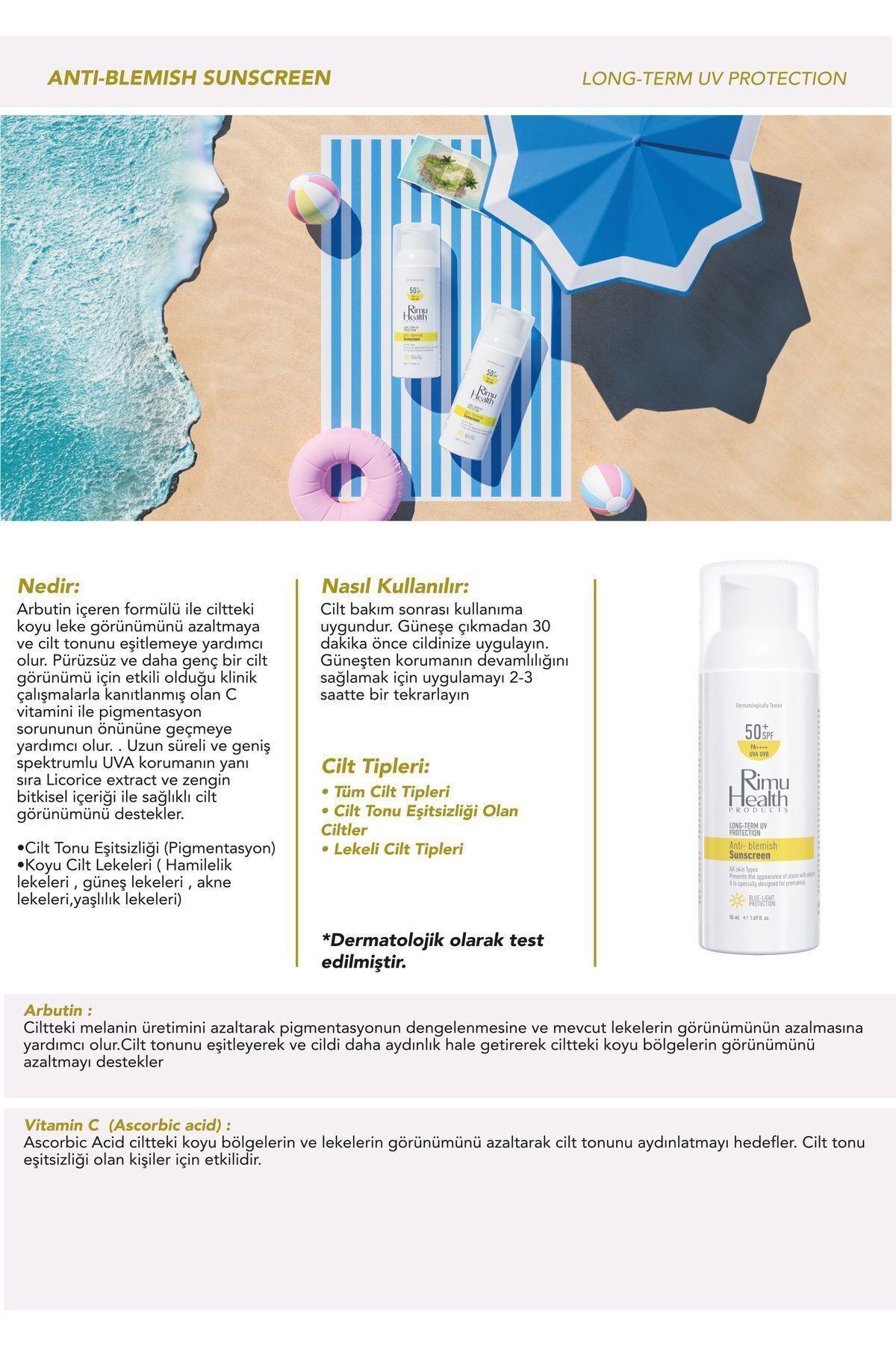Lekeli Ciltler Için Cilt Tonu Eşitleyici Aydınlatıcı Güneş Kremi 50 ml