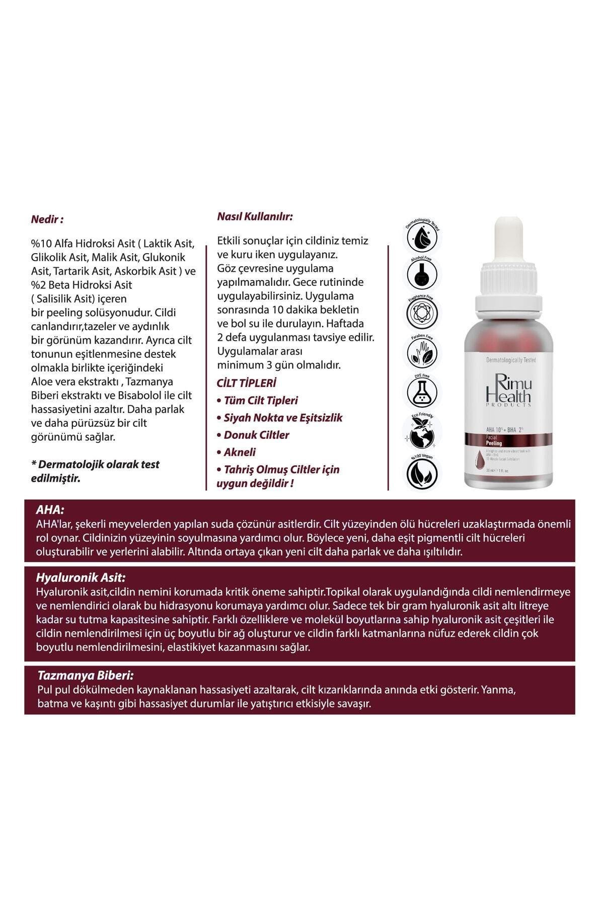 Siyah Nokta Sivilce Önlemeye Ve Gözenek Sıkılaştırmaya Yardımcı Bakım Seti (aha Bha ) Rm000129