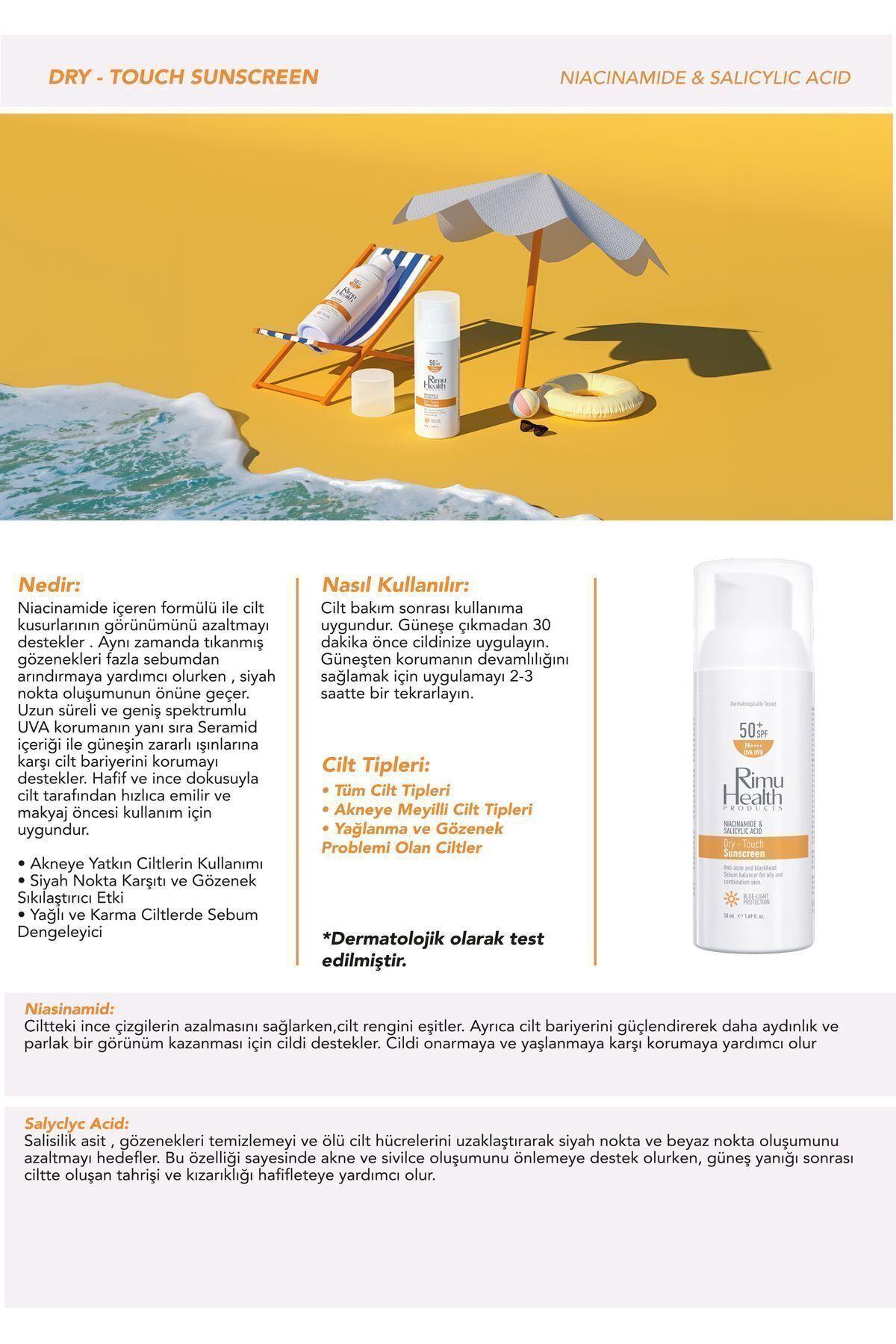Yağlı Ve Karma Ciltler Için Siyah Nokta Ve Akne Karşıtı Güneş Kremi 50 ml