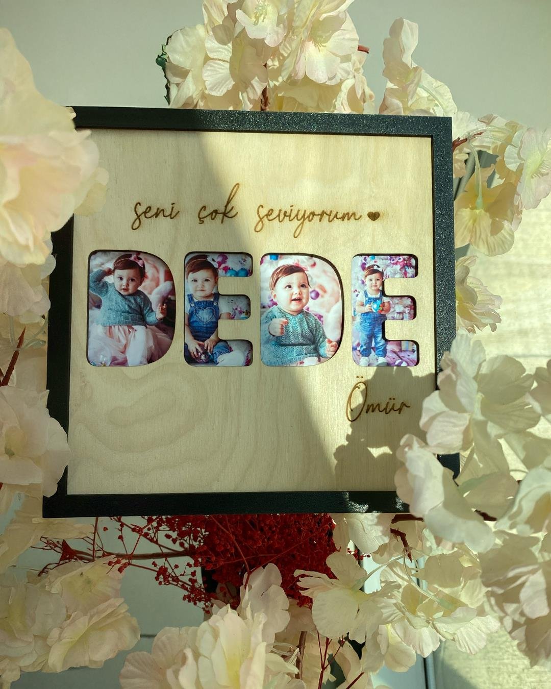 Baba & Dede Yazılı Çerçeve Set