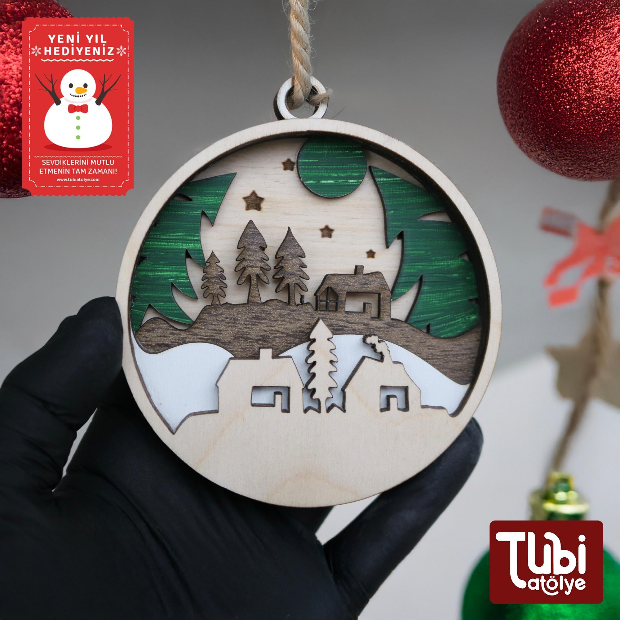Mutlu Kasaba Yılbaşı Ornament
