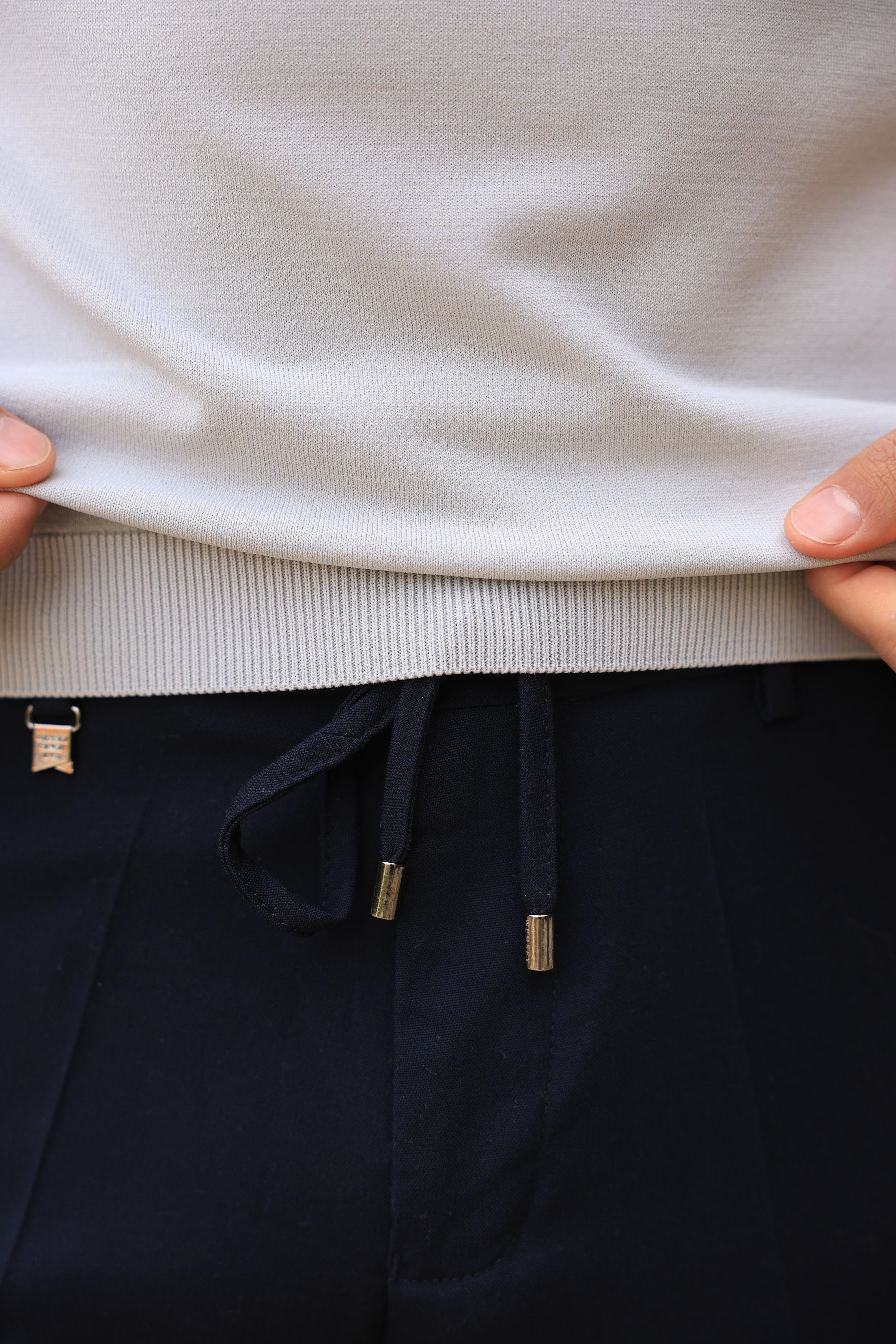 GRİ POLO YAKA RAYON TRİKO