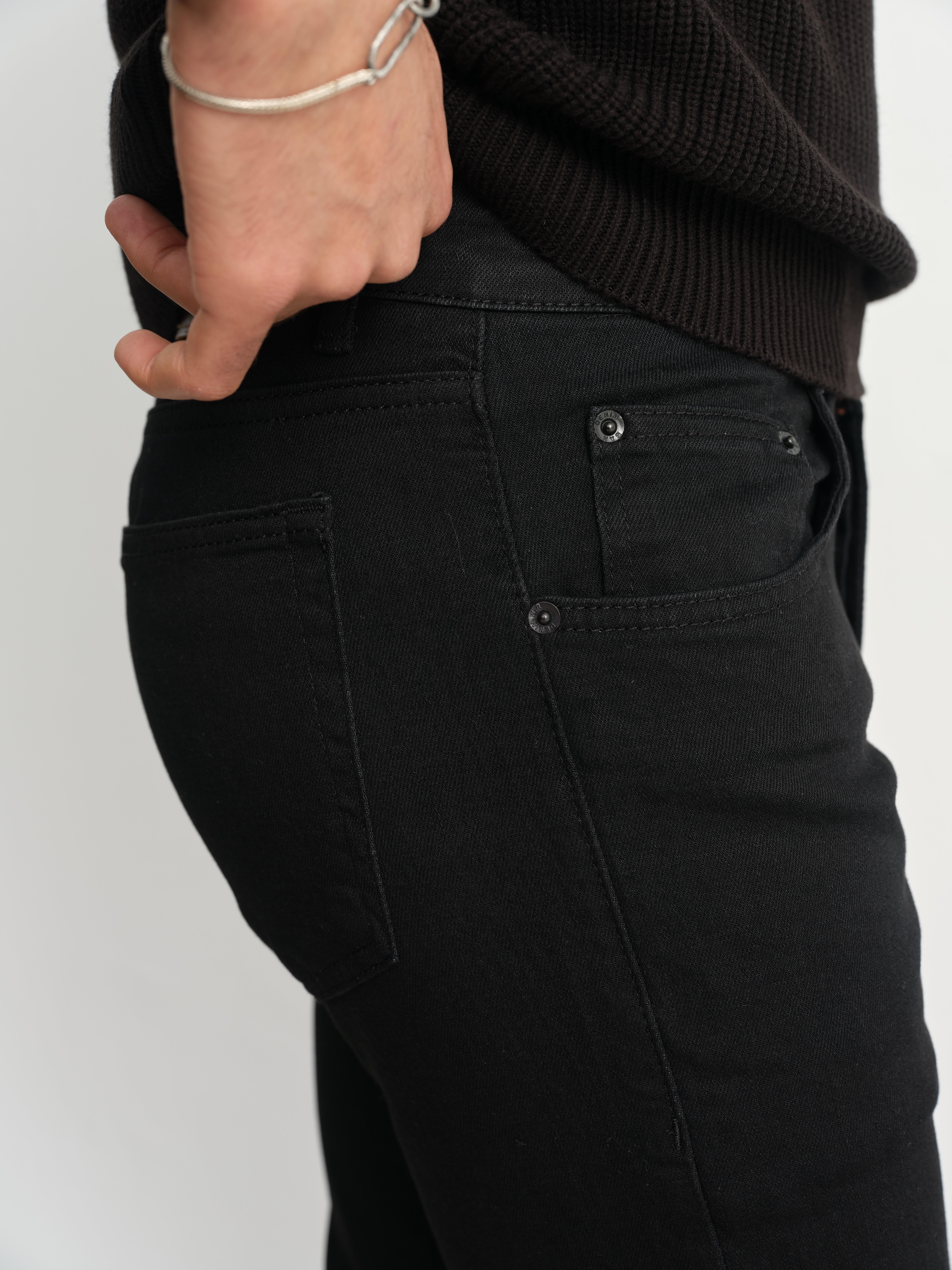 SLIMFIT SİYAH LİKRALI KOT PANTOLON