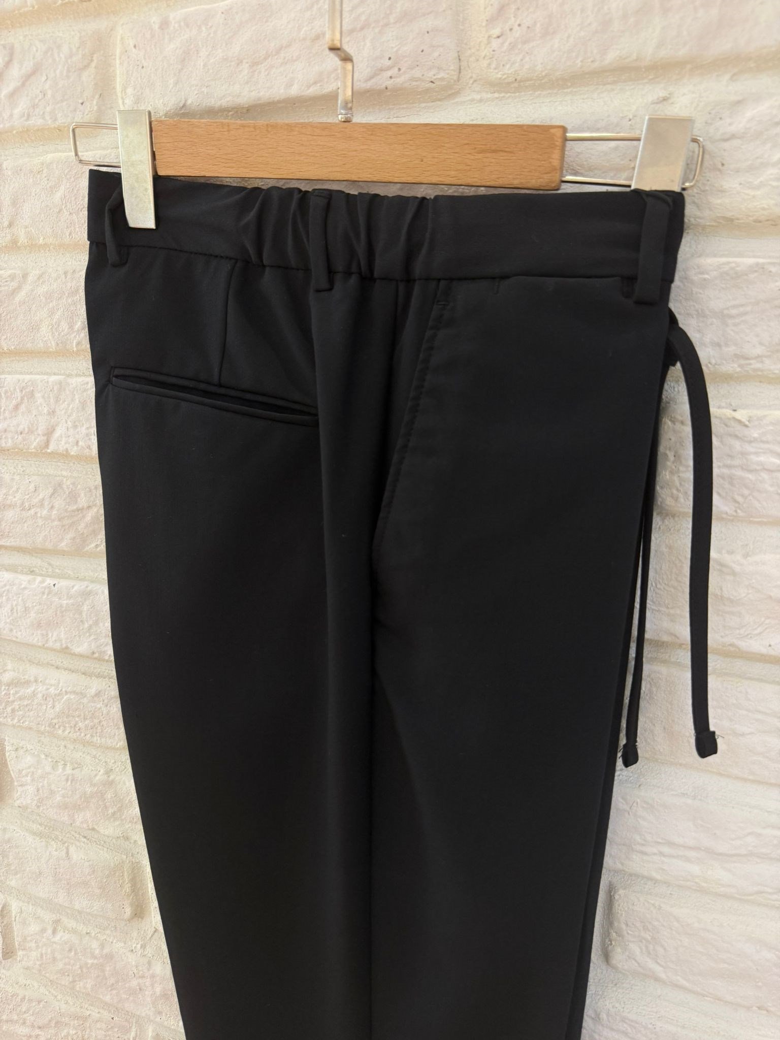 SLİMFİT SİYAH POLİVİSKON LİKRALI JOGGER PANTOLON