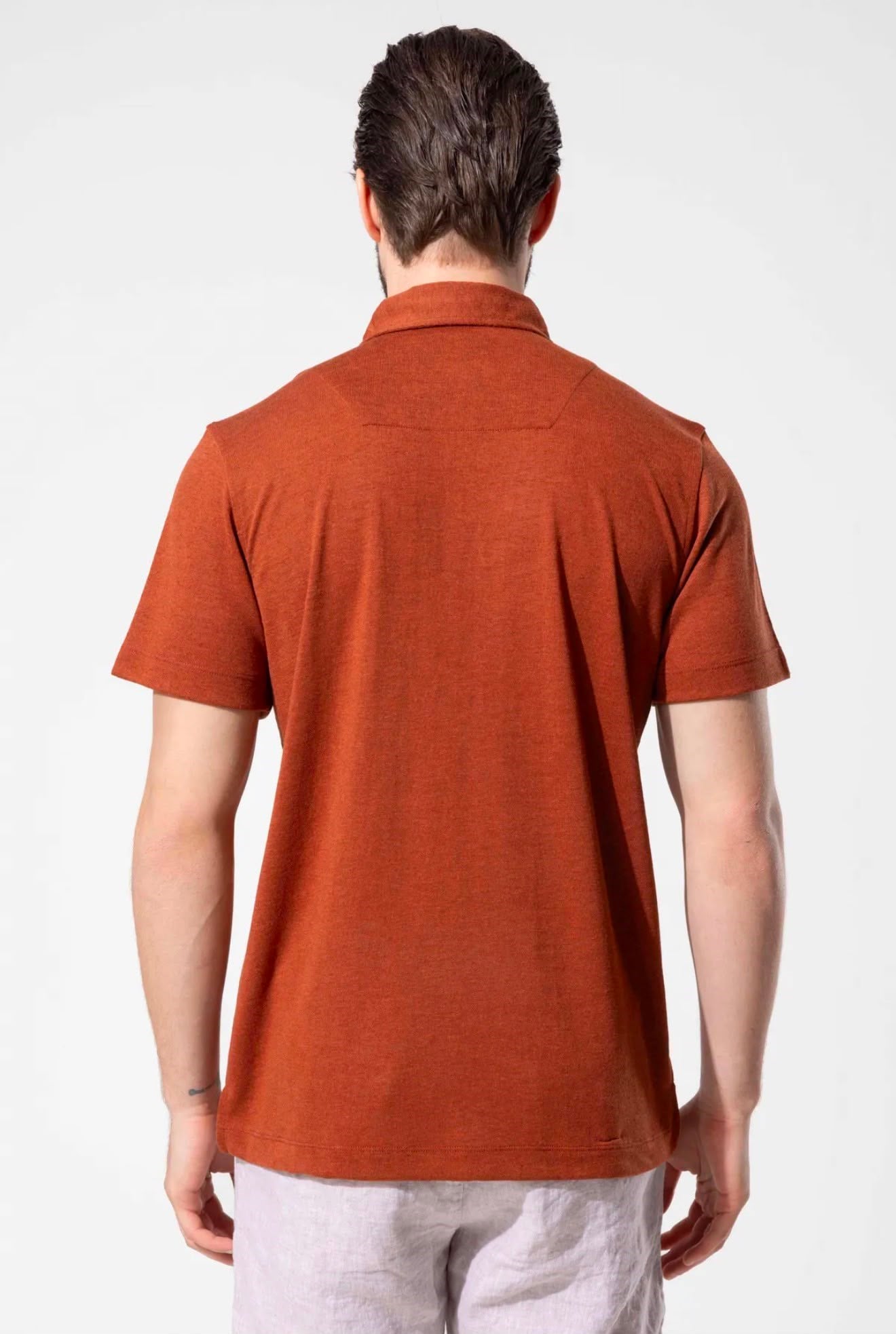 TABA POLO YAKA KETEN TİŞÖRT
