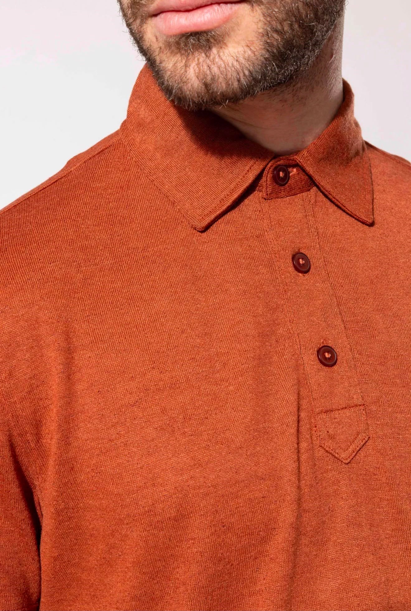 TABA POLO YAKA KETEN TİŞÖRT