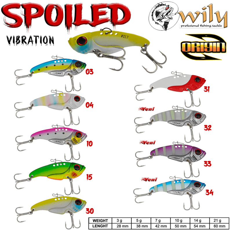  WILY Wily Spoiled Vibrasyon Jig 14 gr 5.4 cm - 33 Jig Yemler