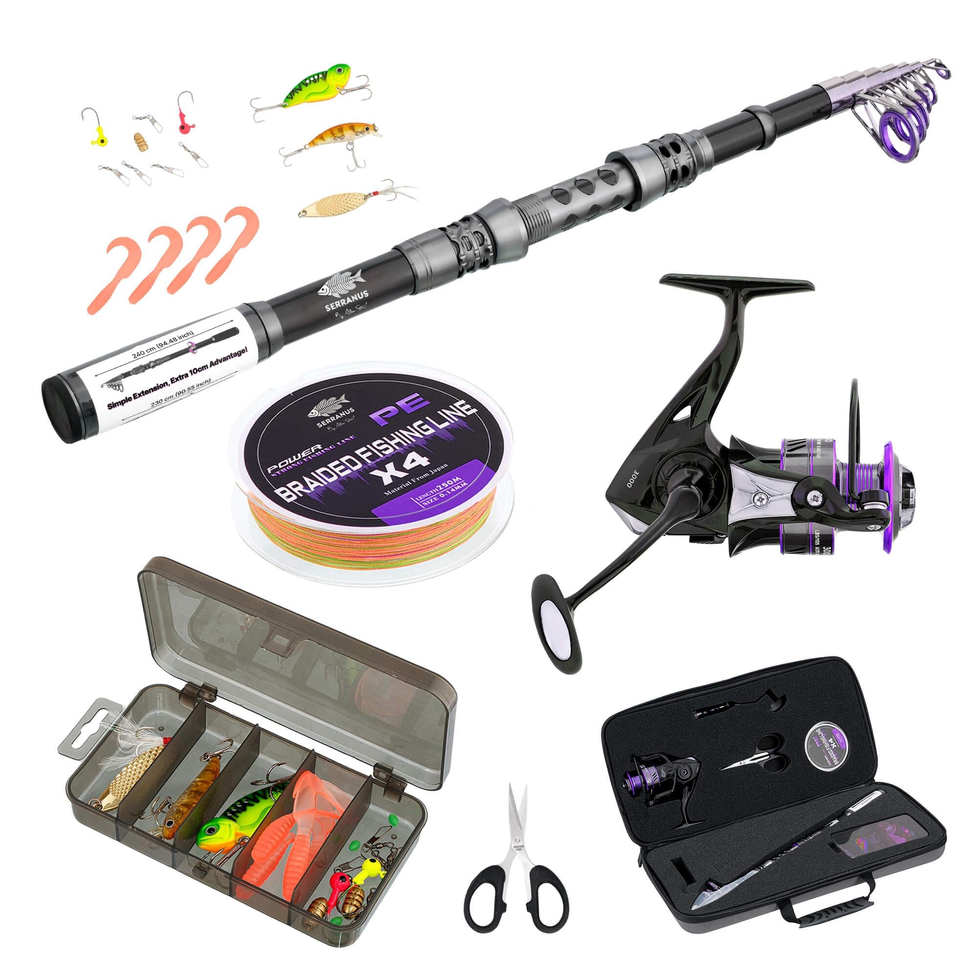 Hazır Olta SetleriAlbastar Serranus Tele Spin Olta Seti