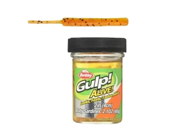 Silikon YemlerBerkley Gulp Alive Baby Sardine Silikon Yem - ORANGE TIGER