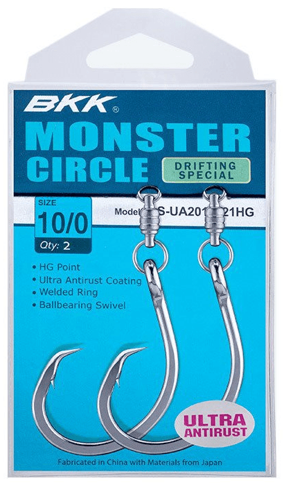 Tekli İğnelerBkk Monster Circle (D.Special) Fırdöndülü Olta İğnesi - 6/0