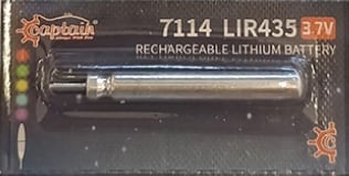 Captain 7114 Fosfor ve Şamandra İçin Şarj Olan PİL 5li Paket