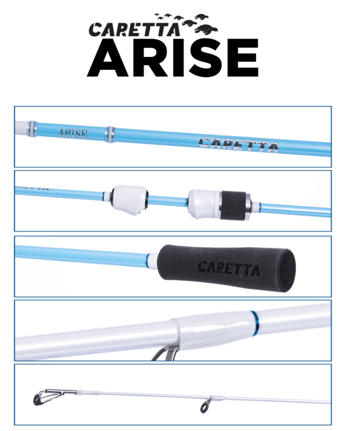 CARETTA Caretta Arise Light 2.32 Cm 1-18gr Spin Kamış Spin Kamışları