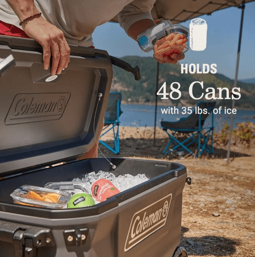 Çanta ve Kutular Coleman Convoy Wheeled 65QT Tekerlekli Buzluk 61,5lt Dark Storm