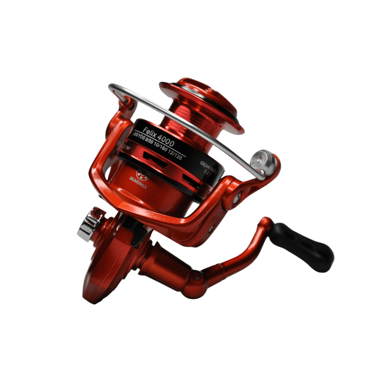 Spin ve Lrf MakineleriFishPro Felix 4000 Kırmızı Spin Olta Makinesi