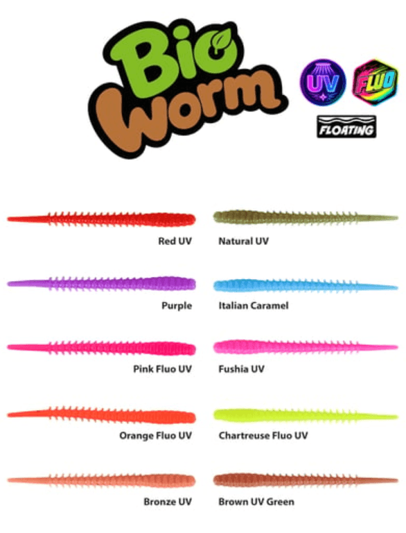 FUJIN Fujin Bio Worm 6cm Floating Sıvılı Kokulu LRF Silikonu - RED UV Silikon Yemler