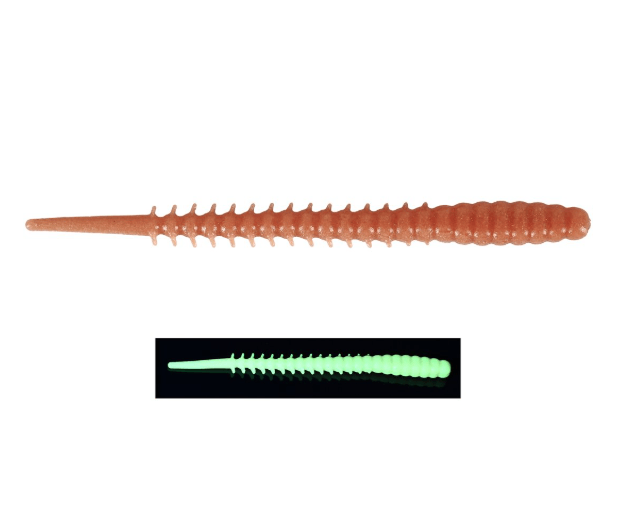 FUJIN Fujin Bio Worm 6cm Floating Sıvılı Kokulu LRF Silikonu - RED UV Silikon Yemler