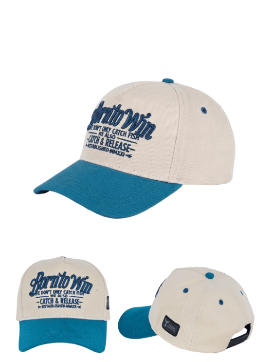 FUJIN Fujin BTW Trucker Şapka Blue Beige Balıkçı Giyim