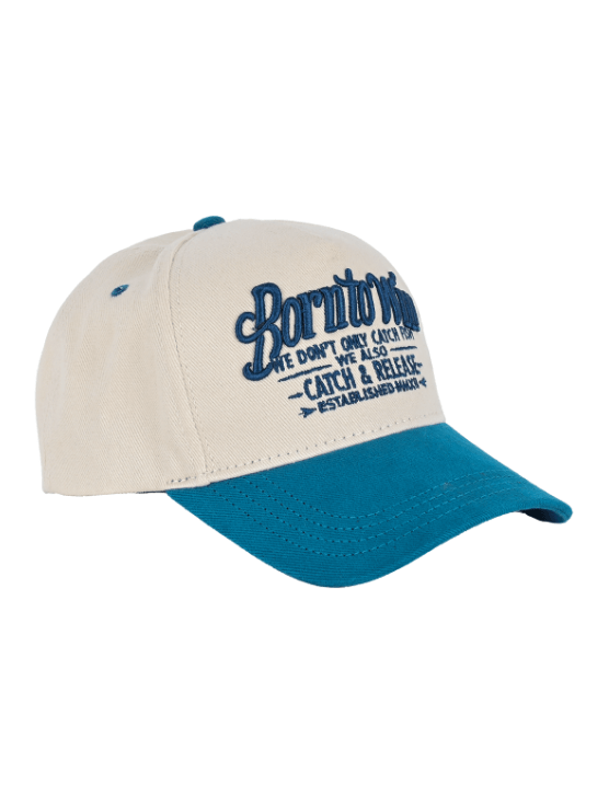 FUJIN Fujin BTW Trucker Şapka Blue Beige Balıkçı Giyim