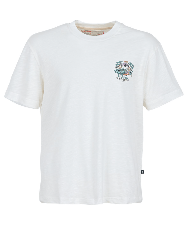 FUJIN Fujin S26 Hawaii T-Shirt Ecru Balıkçı Giyim