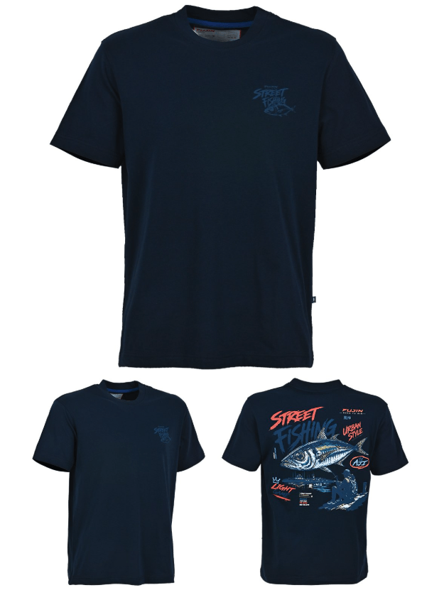 FUJIN Fujin S26 Street Fishing T-Shirt Dark Navy  Balıkçı Giyim