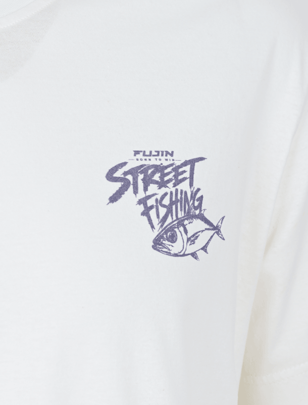 FUJIN Fujin S26 Street Fishing T-Shirt Ecru  Balıkçı Giyim