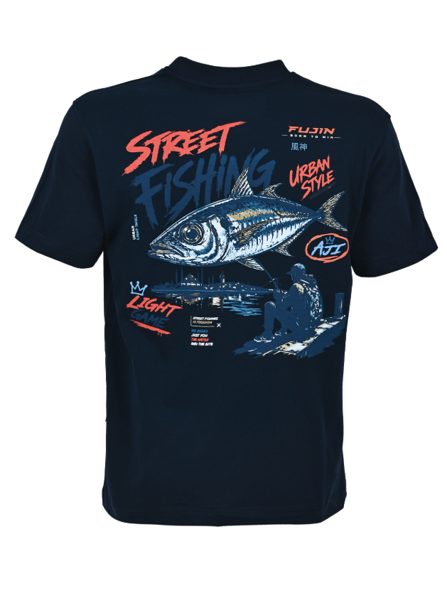 FUJIN Fujin S26 Street Fishing T-Shirt Dark Navy  Balıkçı Giyim
