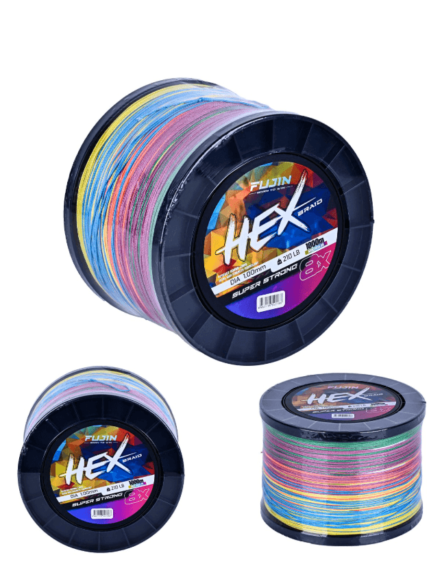 İp MisinalarFujin Hex 8X 1000Mt Multicolor Pe Line İp Misina - 0.35MM