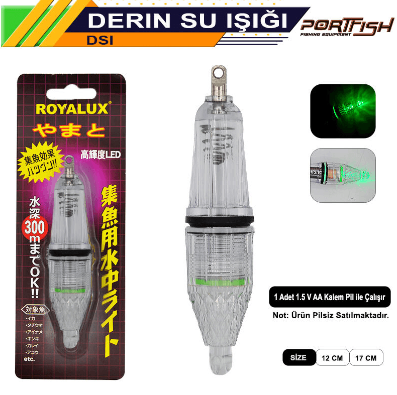 Fener ve Kafa LambalarıPortfish Derin Su Işığı 17cm