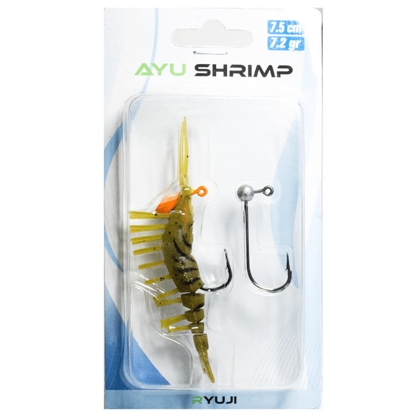Silikon YemlerRyuji Ayu Shrimp 7.5cm 7.2gr Silikon Karides Yem 