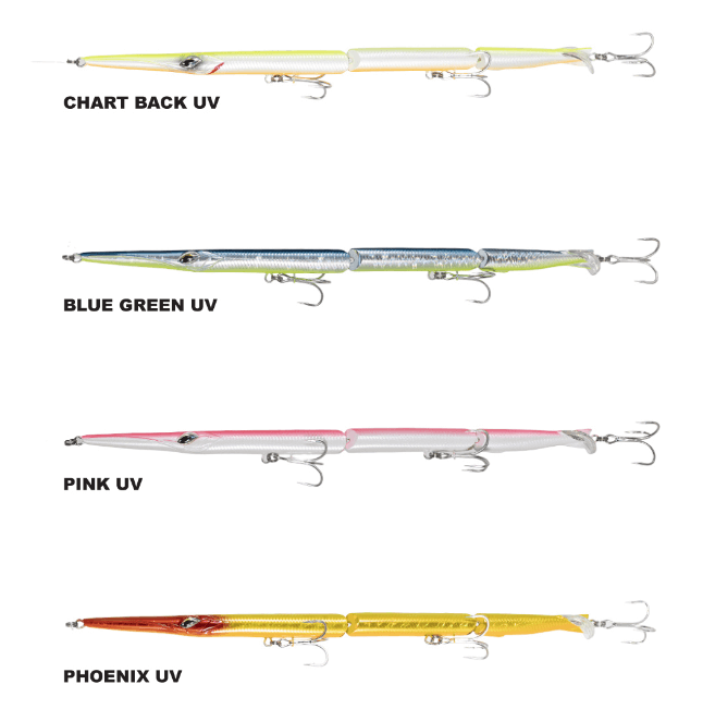 Maket YemlerRYUJI PREDATOR SINKING 25.5MM 30.6GR MAKET YEM  - BLUE GREEN UV