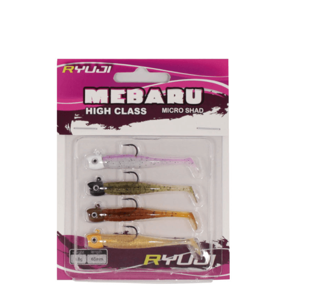RYUJI Ryuji Mebaru Micro Shad 65mm 3.8gr Silikon Yem Silikon Yemler