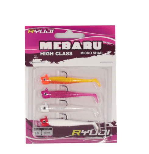 RYUJI Ryuji Mebaru Micro Shad 65mm 3.8gr Silikon Yem Silikon Yemler