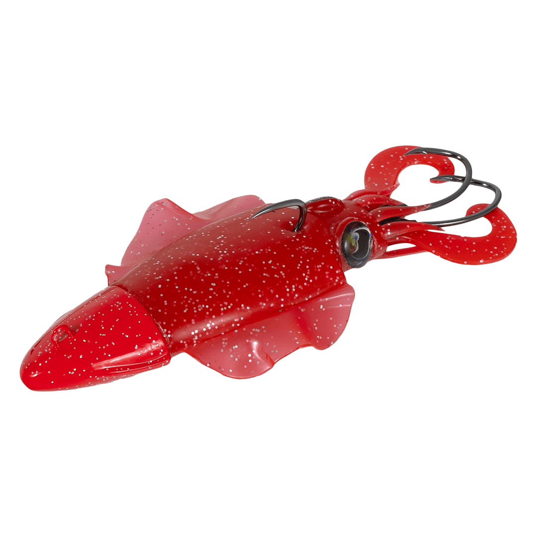 Silikon YemlerSeabor Cuttle Fish 12CM 110GR - RED