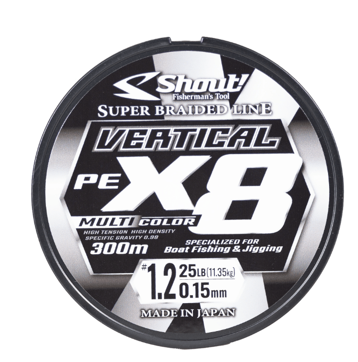 İp MisinalarShout Vertical X8 300M Multicolor İp Misina