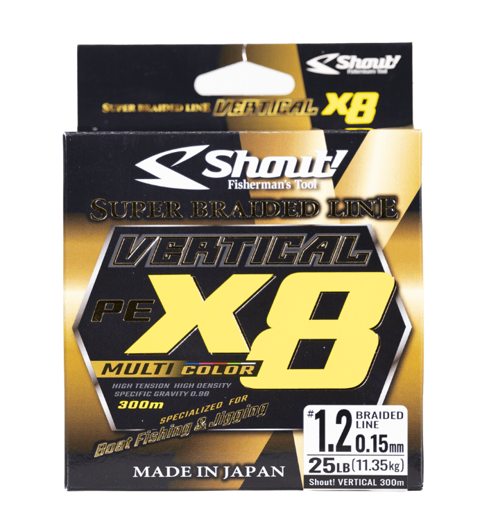 İp MisinalarShout Vertical X8 300M Multicolor İp Misina