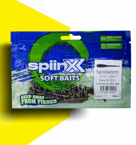 SPIINX Spiinx Sandworm 9cm 8p Silikon Yem Silikon Yemler