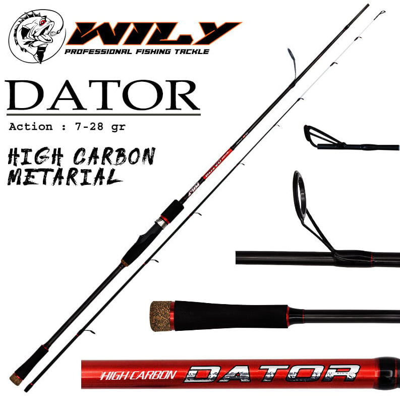 Spin KamışlarıWily Dator 210CM 7-28 GR Spin Kamış