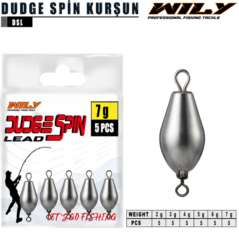 Kurşun Wily Dudge Spin Kurşun - 2