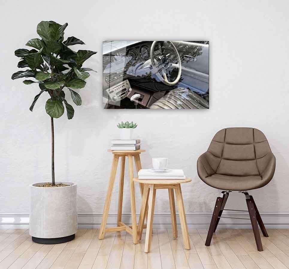 Araba Cam Tablo  4mm Dayanıklı Temperli Cam