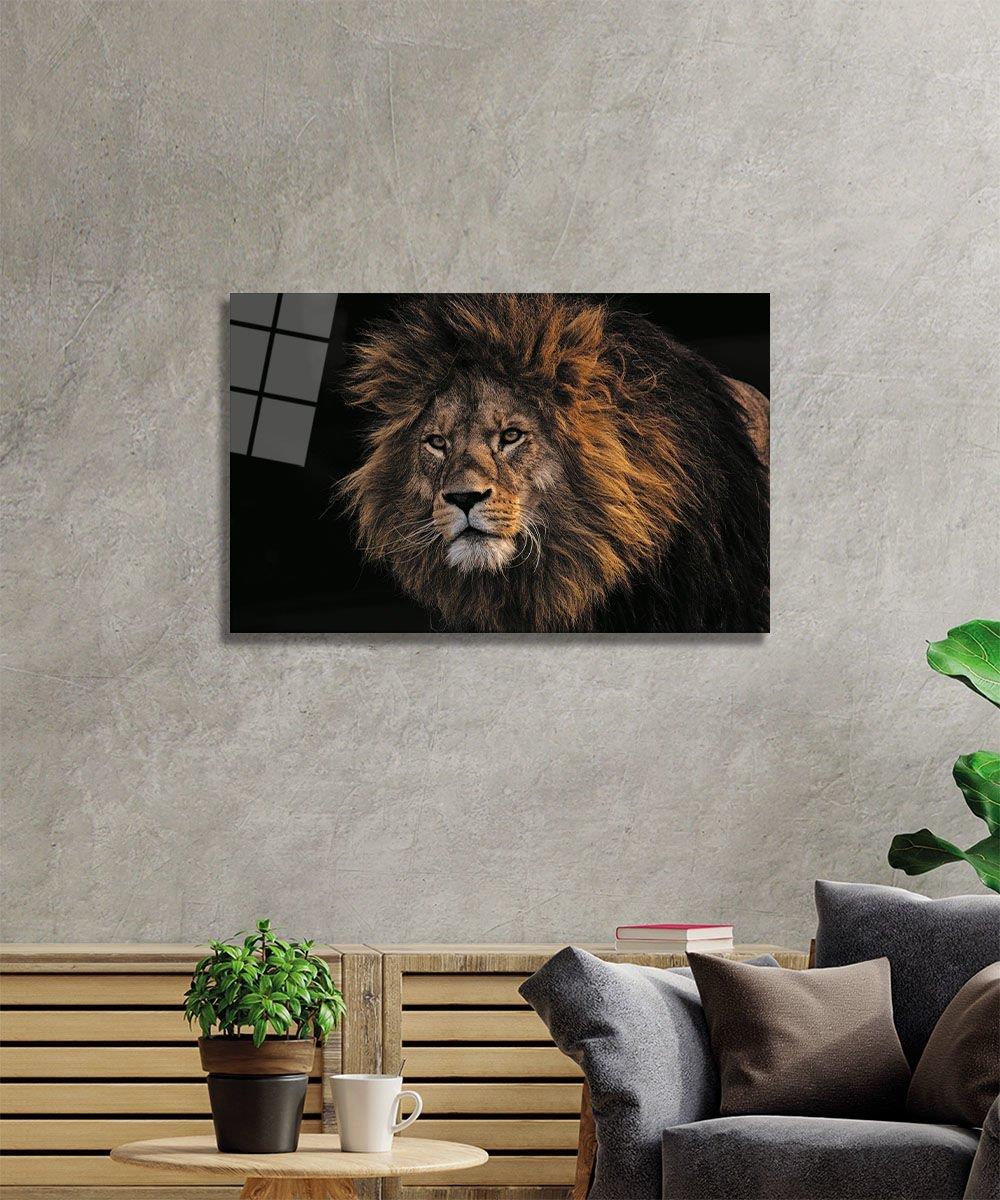 Aslan Cam Tablo