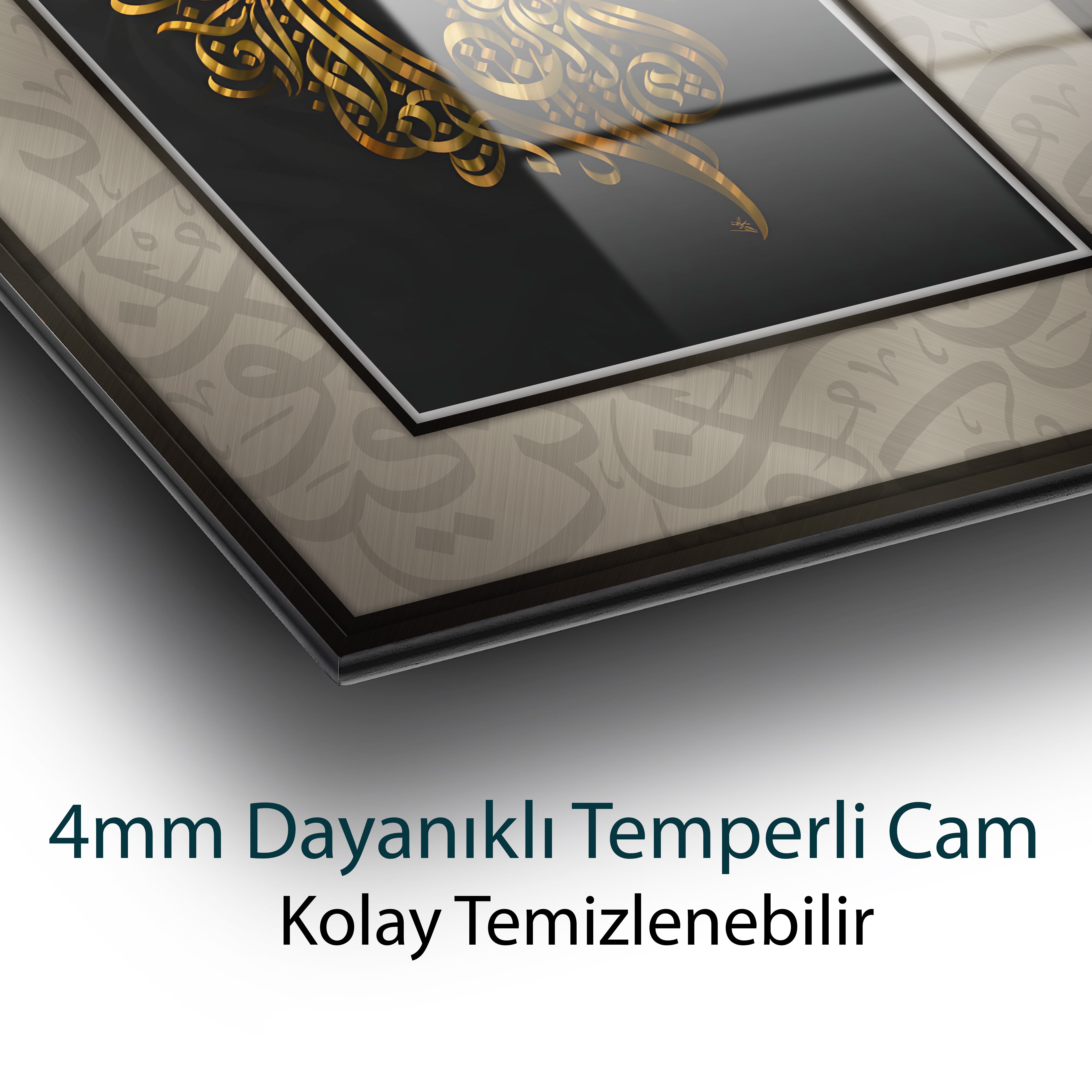 At Cam Tablo 4mm Dayanıklı Temperli Cam
