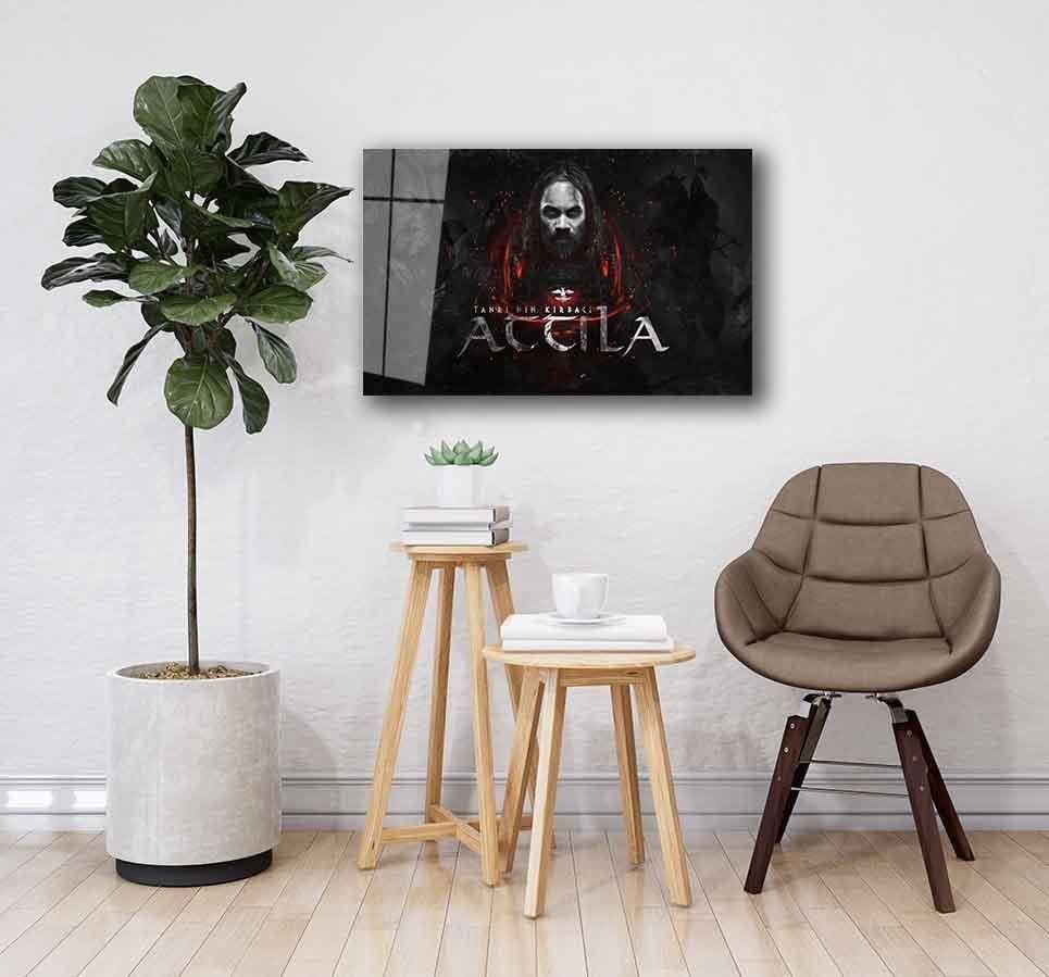 Atilla Cam Tablo  4mm Dayanıklı Temperli Cam