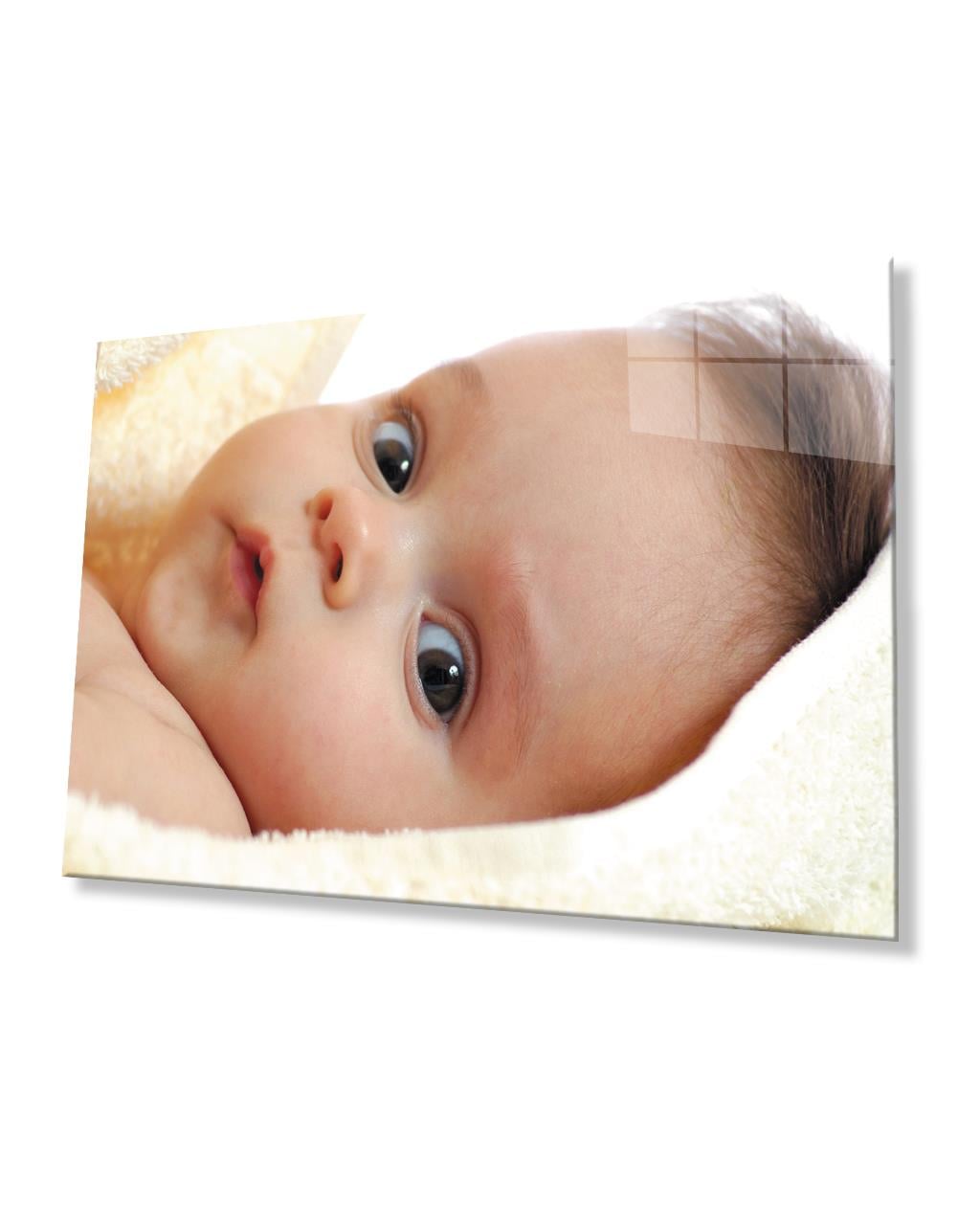 Bebek Cam Tablo  4mm Dayanıklı Temperli Cam Baby Glass Table 4mm Durable Tempered Glass