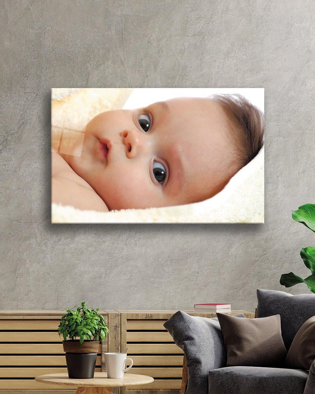 Bebek Cam Tablo  4mm Dayanıklı Temperli Cam Baby Glass Table 4mm Durable Tempered Glass