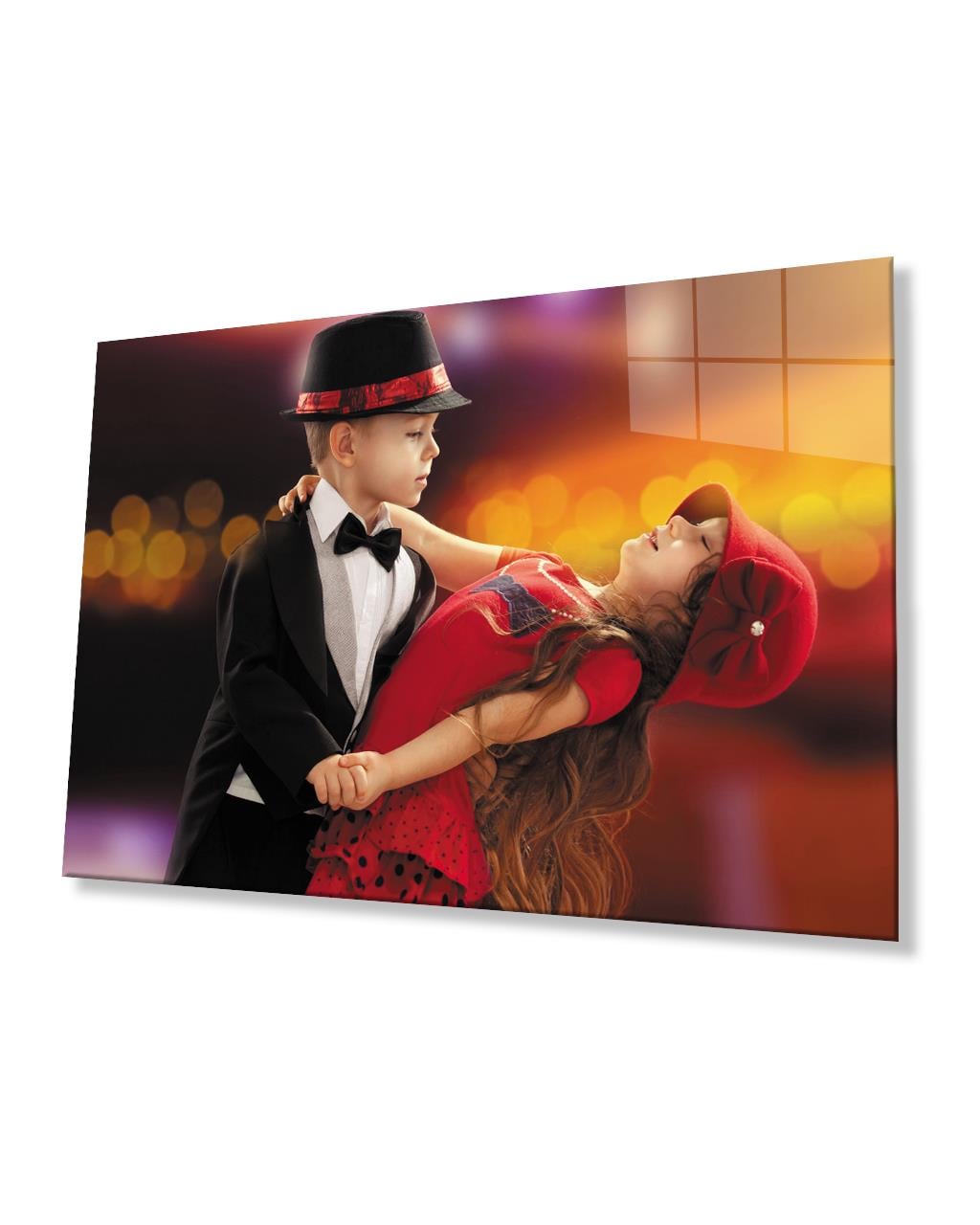 Dans Eden Çocuklar Cam Tablo  4mm Dayanıklı Temperli Cam Dancing Kids Glass Table 4mm Durable Tempered Glass