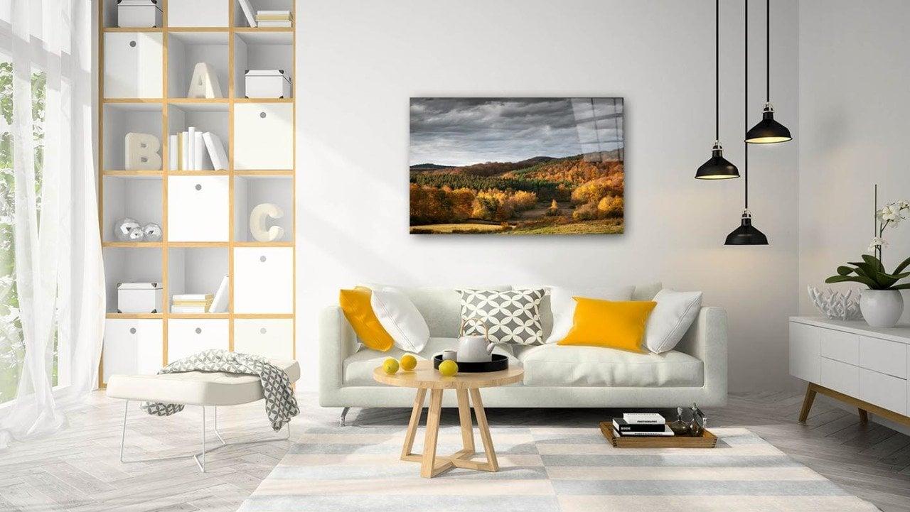 Manzara Doğa Cam Tablo  4mm Dayanıklı Temperli Cam
