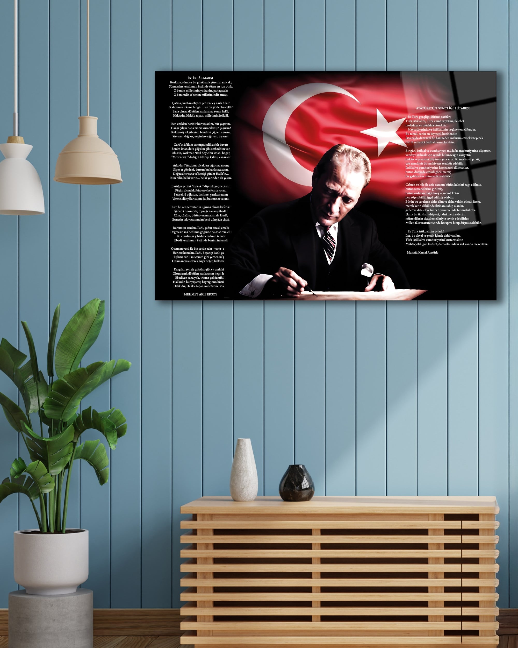 Siyah Zemin Gold Dünya Haritası 3D Görünümlü Temperli Cam Tablo