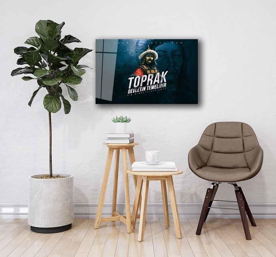 Türklük Cam Tablo  4mm Dayanıklı Temperli Cam