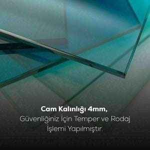 Venüsün Doğuşu Sanatsal Cam Tablo 4mm Dayanıklı Temperli Cam