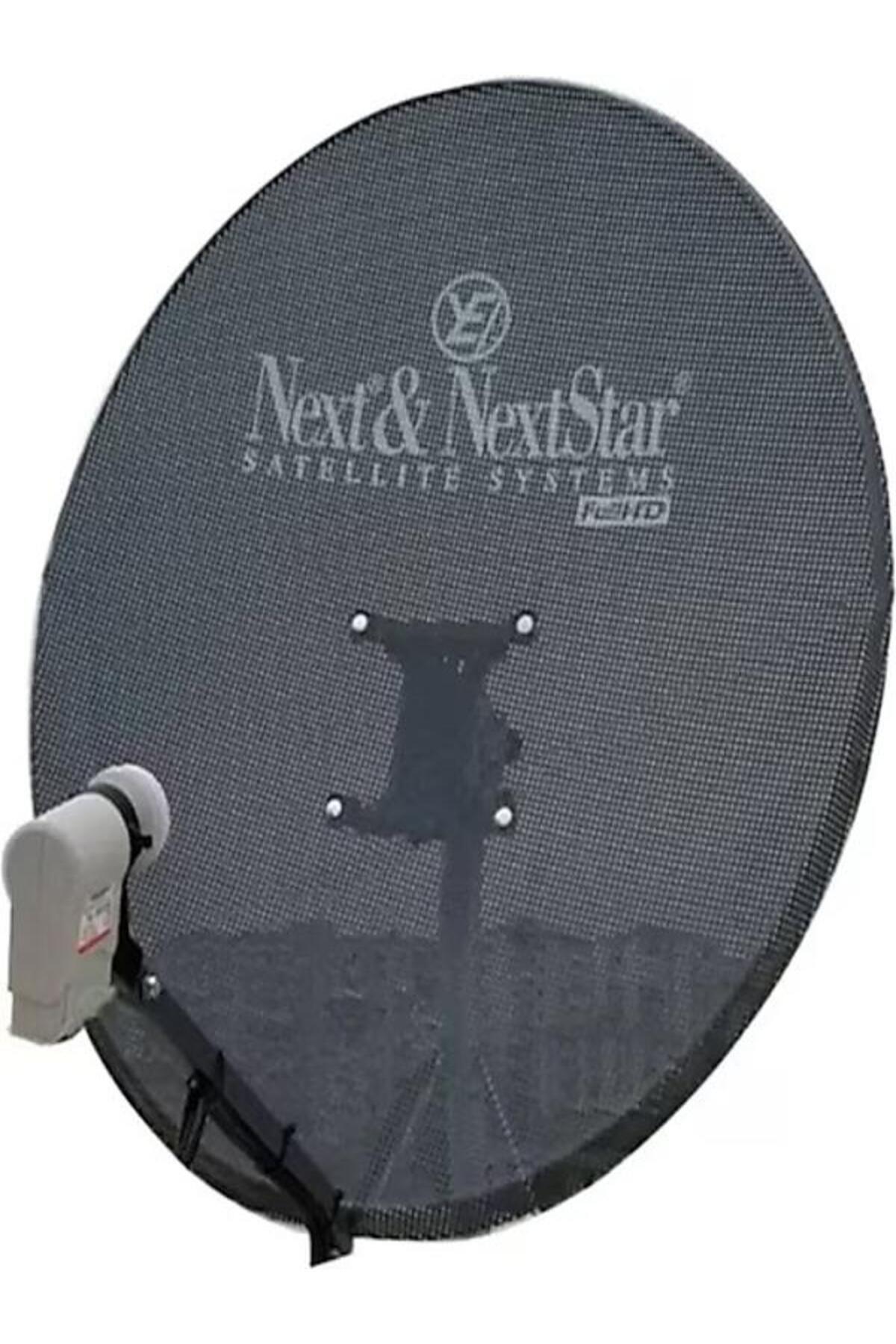 80 CM DELİKLİ ÇANAK ANTEN ROSE DÖRTLÜ LNB 25 METRE KABLO 2 F CONNEKTÖR,